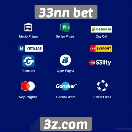 Métodos de pagamento disponíveis no 33nn bet
